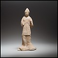 Standing female figurine, Terracotta, Cypriot