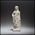 Terracotta statuette of a woman, Terracotta, Cypriot