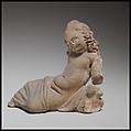 Reclining Eros, Terracotta, Cypriot