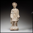 Standing youth, Terracotta, Cypriot