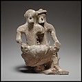 Model of a chariot with driver, Terracotta, Cypriot