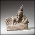 Terracotta statuette of Harpokrates, Terracotta, Roman
