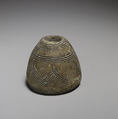 Terracotta conical-hemispherical spindle-whorl with flat base, Terracotta, Cypriot