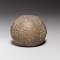 Terracotta conical-hemispherical spindle-whorl with flat base, Terracotta, Cypriot