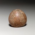 Terracotta conical-hemispherical spindle-whorl with flat base, Terracotta, Cypriot