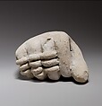 Terracotta fragment of a hand, Terracotta, Cypriot