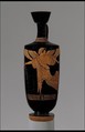 Terracotta lekythos (oil flask), Douris, Terracotta, Greek, Attic
