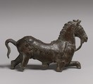 Bronze statuette of a horse, Bronze, Roman