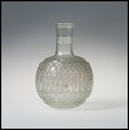 Glass globular bottle, Glass, Roman
