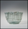 Glass handkerchief bowl, Glass, Roman