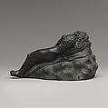 Bronze statuette of Eros sleeping, Bronze, Greek or Roman