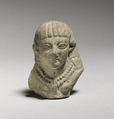 Standing female figure, Terracotta, Cypriot