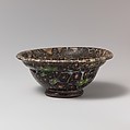 Glass mosaic carinated bowl, Glass, Roman