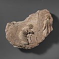 Stucco relief fragment, Stucco, Roman