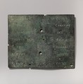 Bronze military diploma, Bronze, Roman
