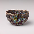 Glass hemispherical mosaic bowl, Glass, Greek, probably Eastern Mediterranean