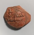 Terracotta medallion, Terracotta, Roman
