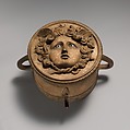 Bronze ornament from a chariot pole, Bronze, silver, copper, Roman