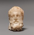 Marble head of Hercules, Marble, Roman