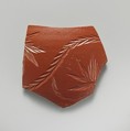 Fragment of terra sigillata, Terracotta, Roman