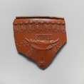 Terracotta vase fragment, Terracotta, Roman