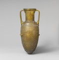 Glass amphora (jar), Glass, Roman