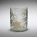 Glass beaker, Glass, Roman