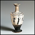 Lekythos, Attributed to the Kephisophon Painter, Terracotta, Greek, Attic