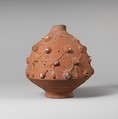 Terracotta flask, Terracotta, Glass, Roman