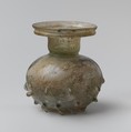 Glass sprinkler flask, Glass, Roman, Eastern Mediterranean