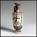 Lekythos, Attributed to the Athena Painter, Terracotta, Greek, Attic