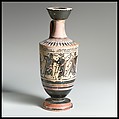 Lekythos, Attributed to the Emporion Painter, Terracotta, Greek, Attic