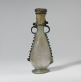 Glass bottle, Glass, Roman, Syrian
