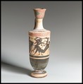 Lekythos, Attributed to the Haimon Painter, Terracotta, Greek, Attic