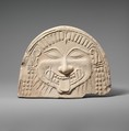 Terracotta antefix (roof tile), Terracotta, Greek, South Italian, Tarentine