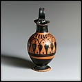 Oinochoe, Attributed to the Dubois Class, Terracotta, Greek, Attic