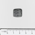 Steatite cushion-shaped seal, Steatite, Minoan
