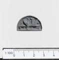 Ivory truncated conoid seal, Ivory, Minoan