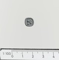 Bead, 3 sided, Steatite, Minoan