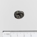 Steatite truncated conoid seal, Steatite, Minoan