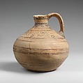 Terracotta globular jug, Terracotta, Minoan