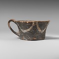 Terracotta straight-sided cup, Terracotta, Minoan
