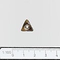 Steatite triangular prism, Serpentine, Minoan