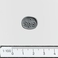 Serpentine triangular prism with circles, Serpentine, Minoan
