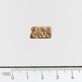Seal with hole, Steatite, Minoan