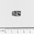 Seal with hole, Steatite, Minoan