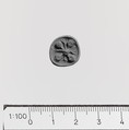 Seal, Serpentine (burnt), Minoan, Crete