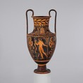 Terracotta nestoris (two-handled jar), Attributed to the Primato Painter, Terracotta, Greek, South Italian, Lucanian