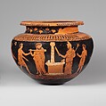 Terracotta dinos (deep round-bottomed bowl), Attributed to the Darius Painter, Terracotta, Greek, South Italian, Apulian