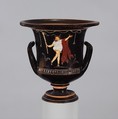 Terracotta calyx-krater (mixing bowl), Attributed to the Konnakis Group, Terracotta, Greek, South Italian, Apulian, Gnathian